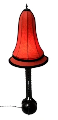 Art Deco Amsterdamse School Table Lamp by Piet Kramer, 1920s
